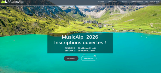MusicAlp  2026 Register now !