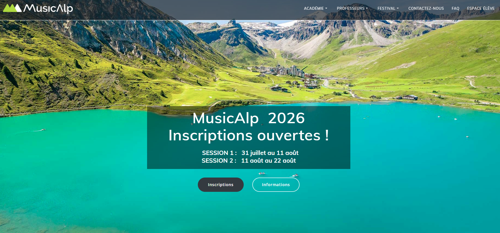 MusicAlp  2026 Register now !